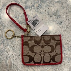 Vintage Signature Coach Card Wallet/Key Pouch